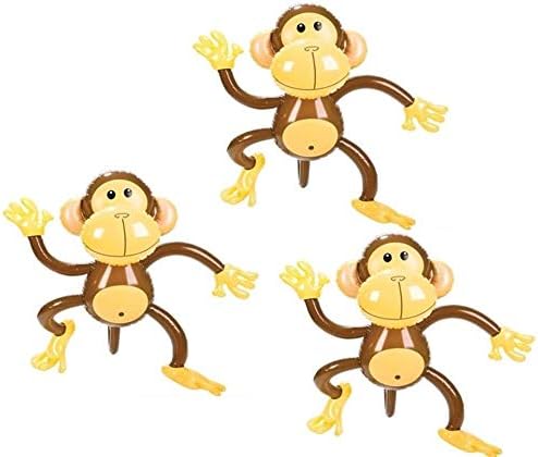 Rhode Island Novelty 27 Inch Inflatable Monkeys Set of 3 image 2