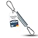 Produktbild riijk Hängesessel Schwingfeder für Hängesessel mit Gestell oder Deckenmontage | 2 Karabiner | Für Hängestuhl, Hängeschaukel und Boxsack Halterung | Made in Germany