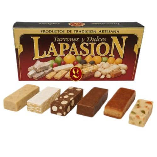 LAPASION - Porciones De Turrón Surtido Calidad EXTRA | 2.5 Kg