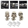 Wlinfetity Car Air Freshener Clips 3 Pack, Resin Skull Shaped Vent Diffuser for Car Interior, Compatible with Most Vehicle Air Vents, Scented Tablet Holder with Easy Install No Fall Off Design #2