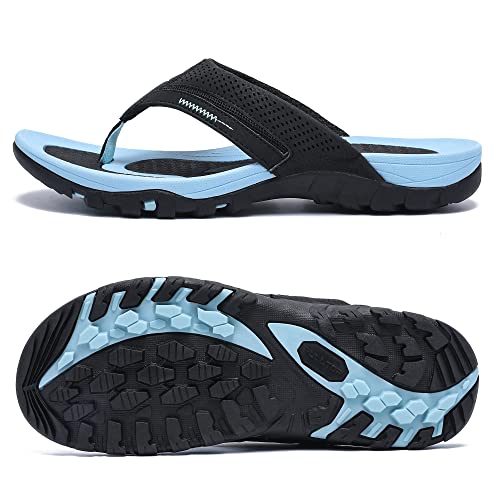 Image of Men's Flip-Flops, Thongs Sandals Durable Comfort Slippers for Beach