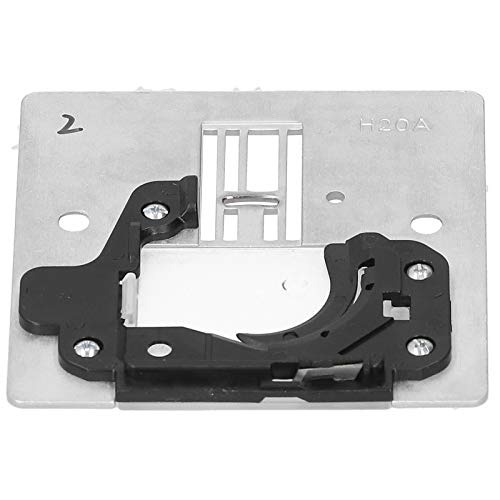 Alomejor Placa de Aguja para Máquina de Coser Doméstica, Repuesto de Hierro para Trabajos de Costura Suaves, H20A para Proyectos de Costura DIY