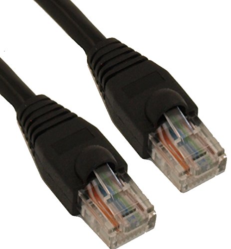 Cable Ethernet Cat6 RJ45 6 pulgadas negro miniatura 2