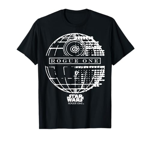 Star Wars Rogue One Death Star t-shirt homme col rond motif espace