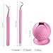 iVyne Berry and Silicone Weeding Tools - Suction Vinyl Weeder, Craft Tweezer, Scrap Collector Holder - Cricut & Silhouette Accessories - Pink