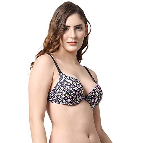 Image of Quttos PrettyCat Printed Front Open Underwire Sexy Pushup Bra