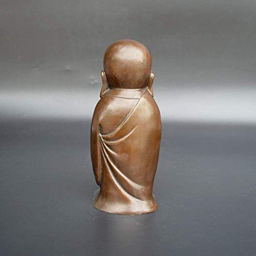 Figurines en cuivre pur du Moine de Sable pour offrir un cadeau artisanal unique