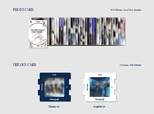 VICTON Chronographe album K-pop CD avec photocards