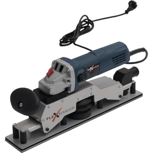 Electric Flexible Orbital Sander Flexisander FS40070E 110 V 15 3/4 x 2 3/4 in Variable Speed Sands Flat and Curved Surfaces Very Effective for Vehicle Body Repairers Shipbuilders Composite Wood