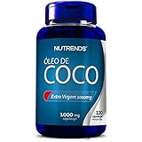Nutrends Óleo De Coco Suplemento alimentar 1000Mg 120 Cápsulas