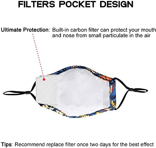 5Pcs Kids Reusable, Includes 10Pcs Filters