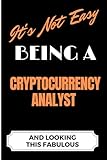 it's not easy being a cryptocurrency analyst and looking this fabulous: a gift notebook for writing