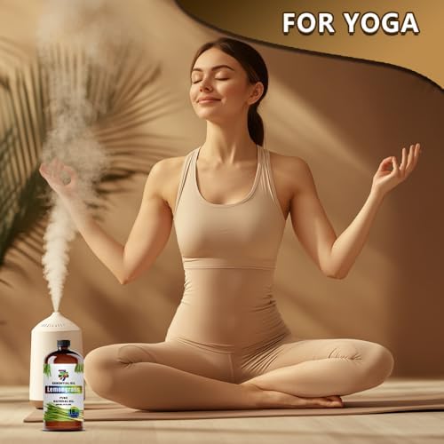 Image of Lemongrass Essential Oil for Diffuser Massage,Lemongrass Oil 16 oz