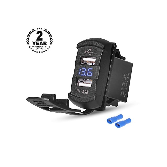 Buy Rydonair Waterproof Quick Charge 3.0 USB car Charger Socket with