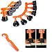 50pcs Tiles Leveler Spacers, LAMPTOP Tile Leveling System with Special Wrench, Reusable Spacer Flooring Level Tile levellers Set System Construction for Builing Walls & Floors