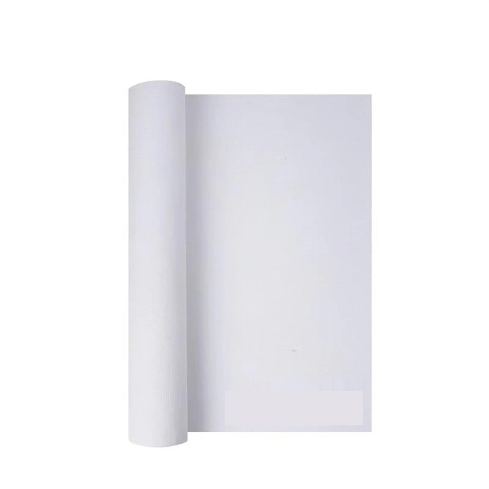 Leinwand Auf Rolle Weiße Leinwandrolle, 280 g Baumwolle, Malen for Anfänger, 27/37/47/57 cm breit, Künstlerbedarf Zum Malen(57cmx5m)