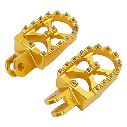 Repose-pieds larges moto Suzuki DRZ 400 confort et stabilité or