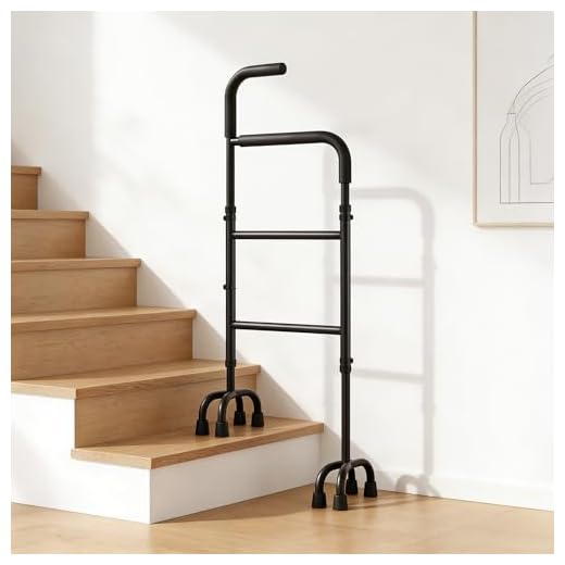 GritVibe Adjustable Stair Assist Cane