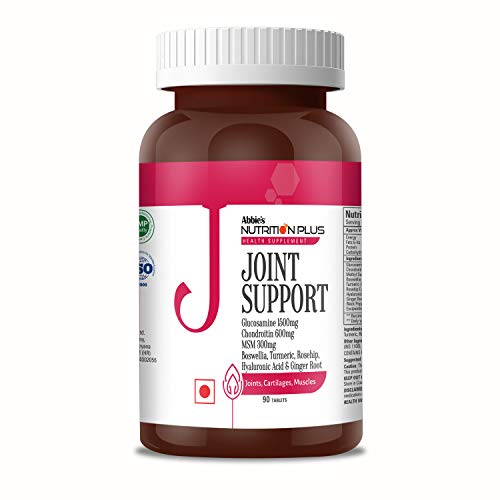 Nutrition Plus Joint Support Glucosamine 1500mg, Chondroitin 600mg, MSM 300mg 90 Tablets for Joints, Cartilages and Muscles Health Supplement