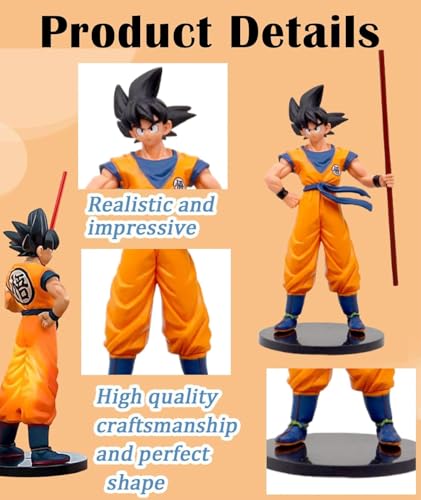 Image of Blue Aura Anime Action Figure Height-21cm Collectible Multicolor PVC | Go-k with Pole