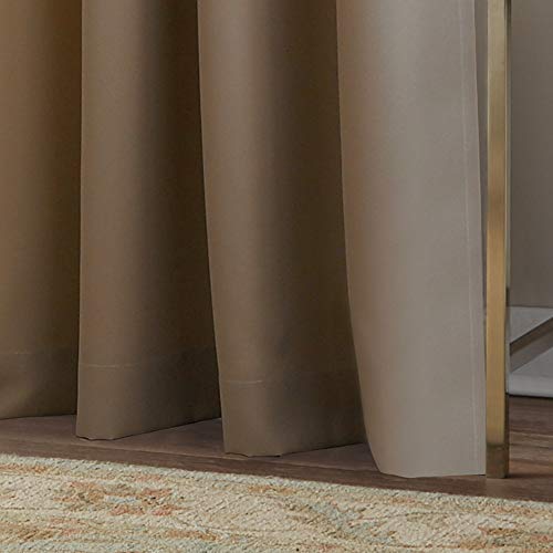 Curtainworks Curtain Panel, Polyester, Brown/Tan, 52" W x 63" L (Pack of 1), W 52" x L 63" (1 Panels) - Image 3