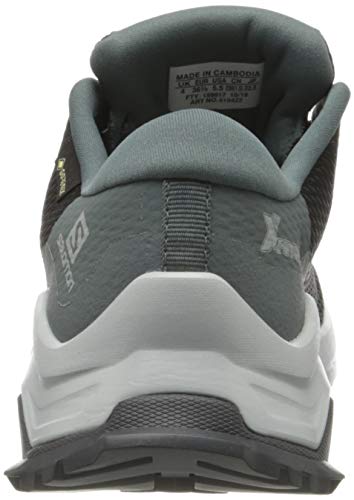 Salomon X Reveal Gore-Tex Hiking Shoes For Women, Black/Stormy Weather/Ebony, 8 #TOP2