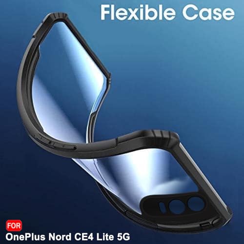 TheGiftKart Crystal Clear Back Cover Case for OnePlus Nord CE 4 Lite 5G | 360 Degree Protection | Protective Design | Transparent Back Cover Case for OnePlus Nord CE4 Lite 5G (PC & TPU, Black Bumper) 7 41tfXuaJcbL