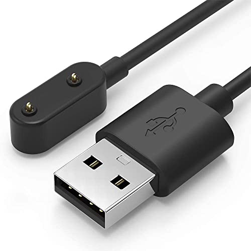 Image of Meliya Charging Cable for Huawei Band 10 9 8 7 6 / Honor Band 6 / Watch ES /Watch FIT,Fast USB Smart Watch Charging Cable Cord 3.3ft (100cm),Black