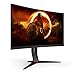 Produktbild AOC Gaming C27G2U - 27 Zoll FHD Curved Monitor, 165 Hz, 1ms, Freesync Premium (1920x1080, HDMI, DispalyPort, USB Hub) schwarz/rot
