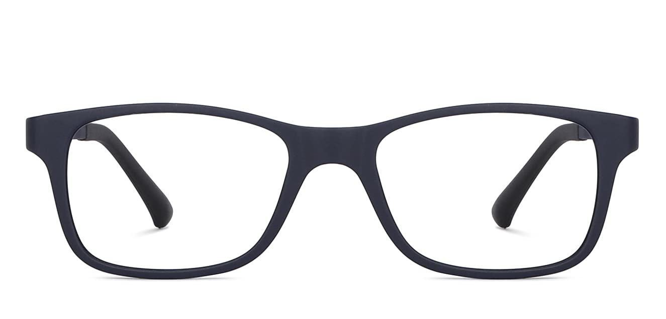 LENSKART AIR Bluecut & Antiglare Computer Eyeglasses | Blue Full Rim Rectangle Shape | For Men & Women | Small | LA E11411/N (B097KFSB2D) Amazon Price History, Amazon Price Tracker