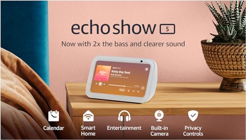 Amazon Echo Show 5 Glacier White thumbnail 8