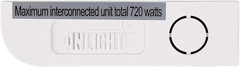 GETINLIGHT 2 Strain Relief & 12’’ Under Cabinet Light