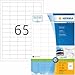 Produktbild HERMA Etiketten weiß 38,1x21,2mm Premium A4 VE=6500 Stück