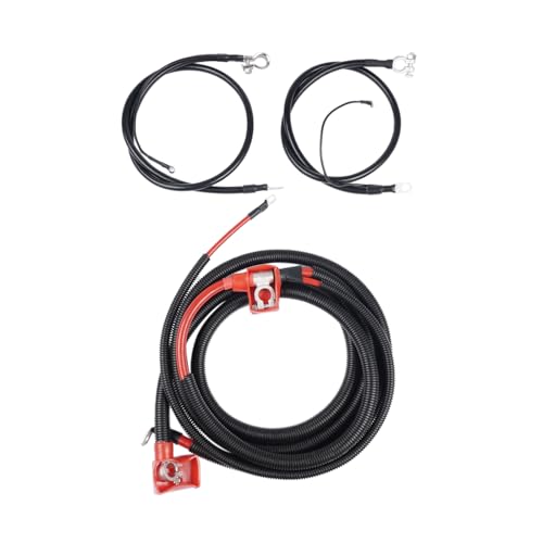 Positive & Negative Starter Battery Cable Kit Replacement for Ford F-250 F-350 7.3L Diesel 1994-1997 F5TZ14301A F5TZ14300B AKWH