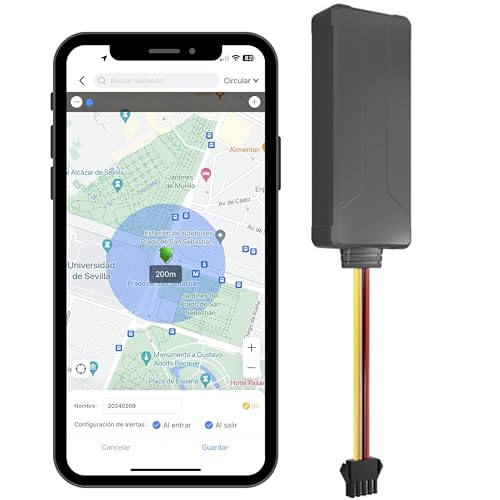 Localizador GPS 4G Coche, Moto, furgoneta  Seguimiento Tiempo Real  Telemetría Rutas  Geovalla virtual  Conexión batería  Detector ACC  Relé corte encendido  Detector movimiento  Gratis licencia 1 Año