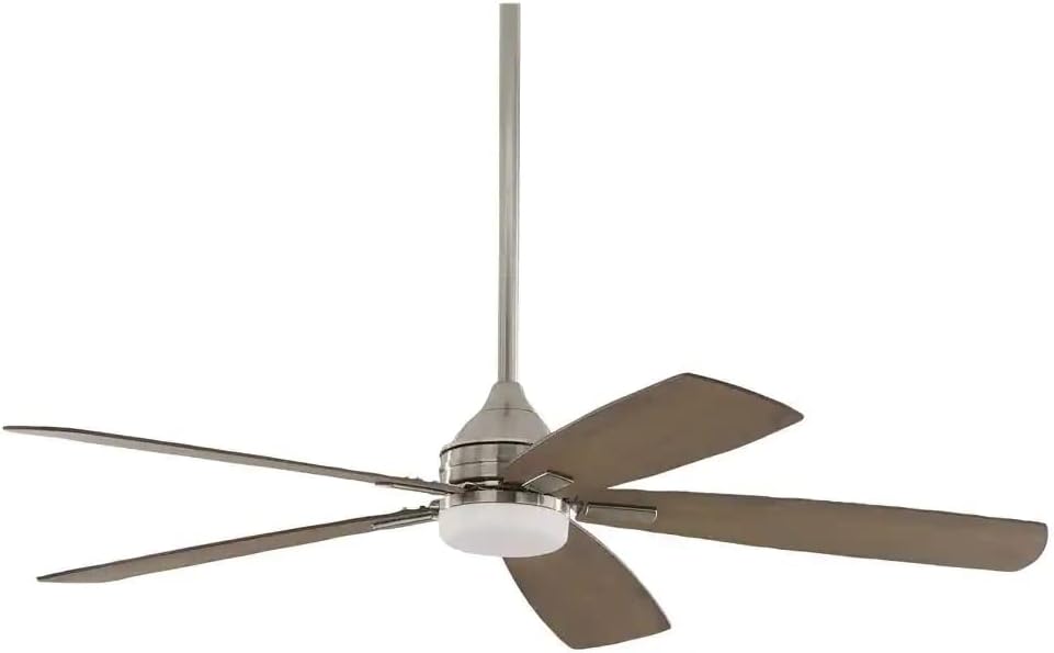 Home Decorators Collection Beckford 52 in. Integrated LED Indoor Brushed Nickel Ceiling Fan with Light and Remote with Color Changing Technology