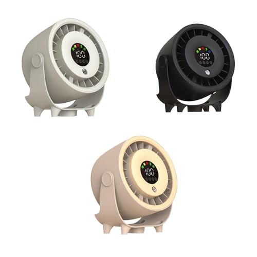 Ventilateur de table USB 3600 mAh à 3 vitesses léger