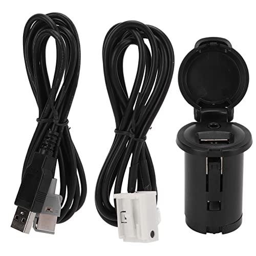 ▶ Cavo stereo: la presa USB dell'autoradio che supporta vari formati audio di alta qualità, come MP3, WMA, WAV e così via, molto utile. Design pratico, questo sarà il miglior compagno per il tuo viaggio.