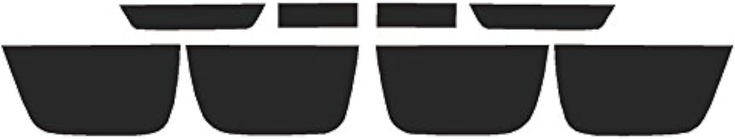 Precut Vinyl Tint Cover for 2010-2013 Chevrolet Camaro Taillights (20% Dark Smoke)