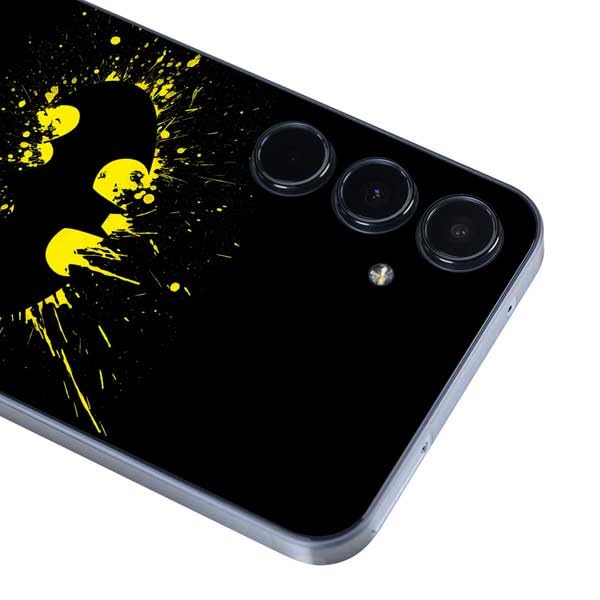 Skinit Decal Phone Skin Compatible with Galaxy A36 5G - Officially Licensed DC Comics Batman Logo Yellow Splash Design