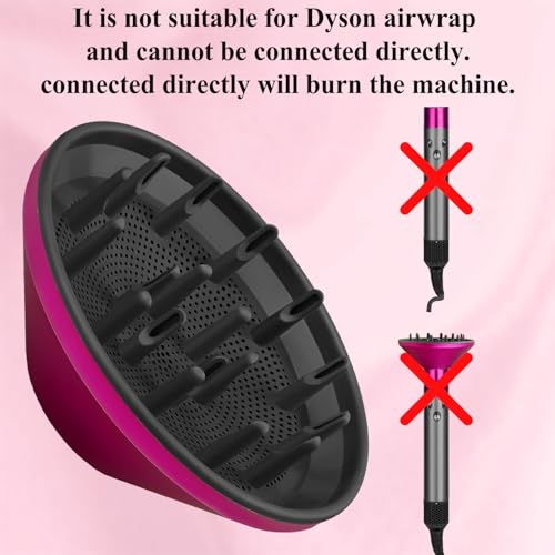YTCHYYSK Acessório difusor compatível com secador de cabelo Dyson HD01 HD02 HD03 para cabelos ondula