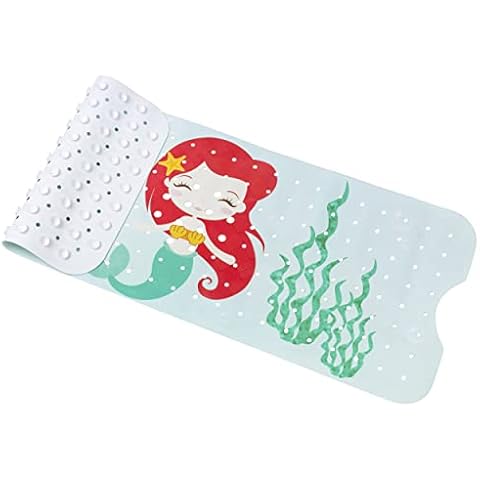 ONVAYA® Non-Slip Mermaid Bath Mat for Kids Cover