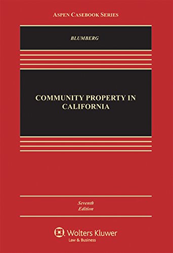 Community Property in California (Aspen Casebook)