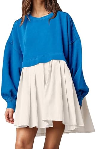 <h3>Layered Sweatshirt Mini Dress</h3>