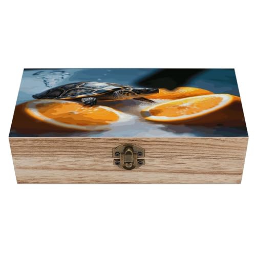 Boîte en bois rétro décoration originale pour un cadeau mémorable
