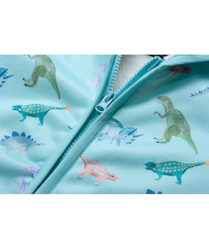 Image of V VALANCH Toddler Fleece Jacket Boys Girls Zip Up Hoodie Sweatshirt | Full Fleece Lining Throughout, Thick Warm, Cartoon, for Casual, School, Outerwear, Winter