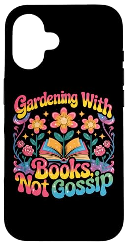 Giardinaggio Con Libri Non Gossip Lettura Floreale Custodia per iPhone 16