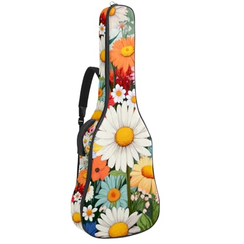 Housse de guitare acoustique 109 cm légère pour éviter l'encombrement