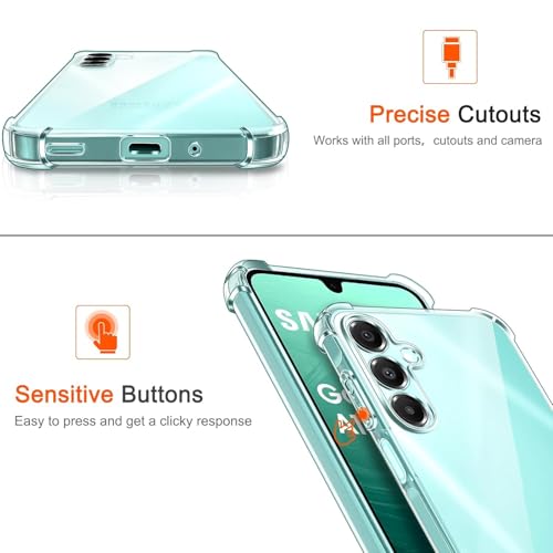 Image of BOXXO Flexible Back Cover for Samsung Galaxy M17 5G | Back Cover Transparent Clear Shockproof Case Four Corner Protection | Slim Protective Mobile Phone Cover for Samsung Galaxy M17 5G