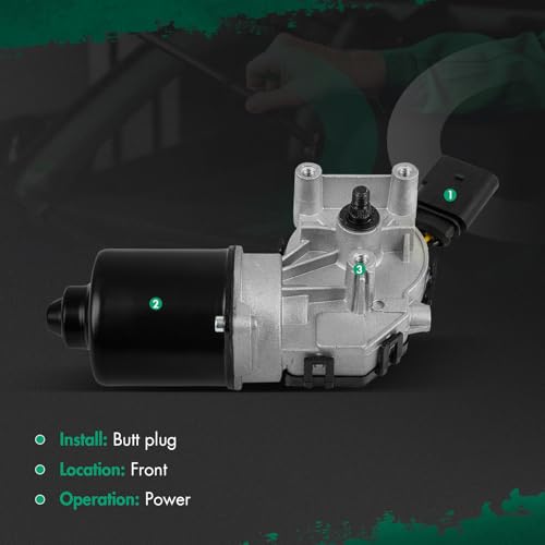 Image of SCITOO Windshield Wiper Motor Assembly Fit For Audi For A4